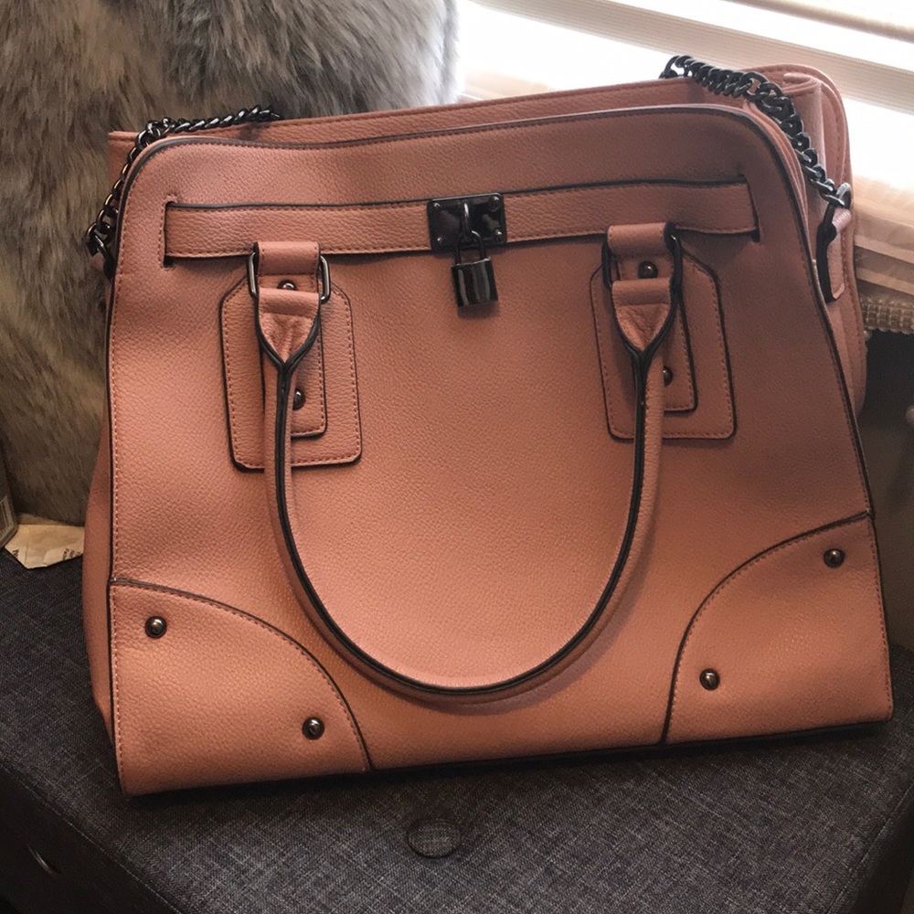 Blush pink purse